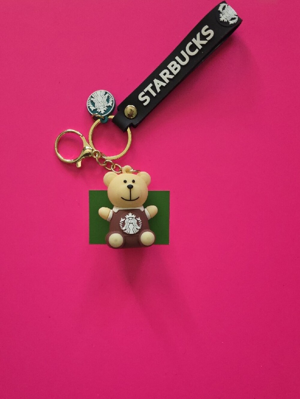 NWOT: Betsey Johnson x Starbucks Earrings & Starbucks Bear Bagcharm Set - Picture 4 of 7